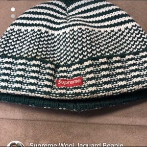 Supreme Wool Jaquard Beanie